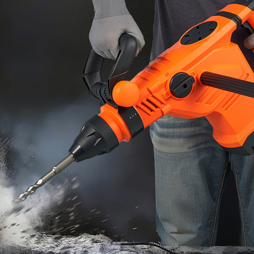 20V Brushless 1-1/8" SDS-Plus Rotary Hammer, 3J Impact, 4Ah Battery Kit
