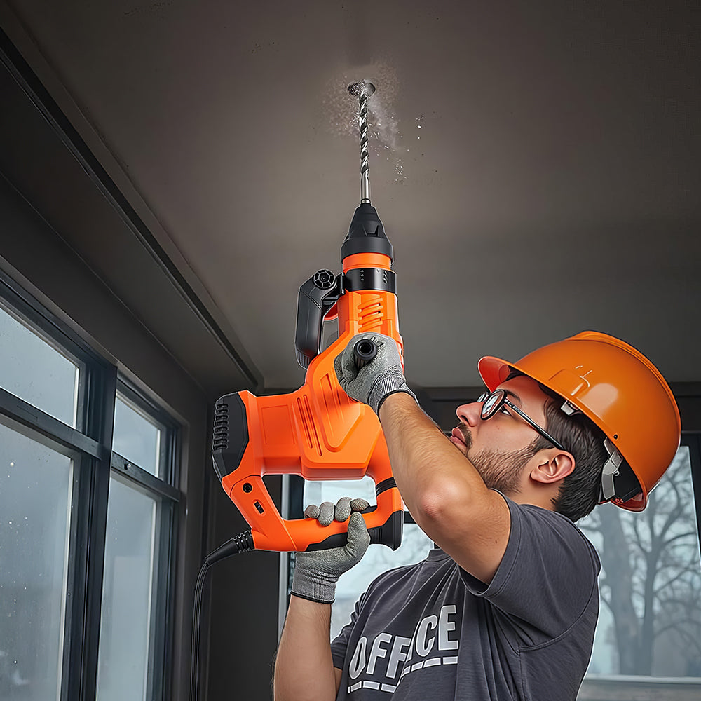 20V Brushless 1-1/8" SDS-Plus Rotary Hammer, 3J Impact, 4Ah Battery Kit