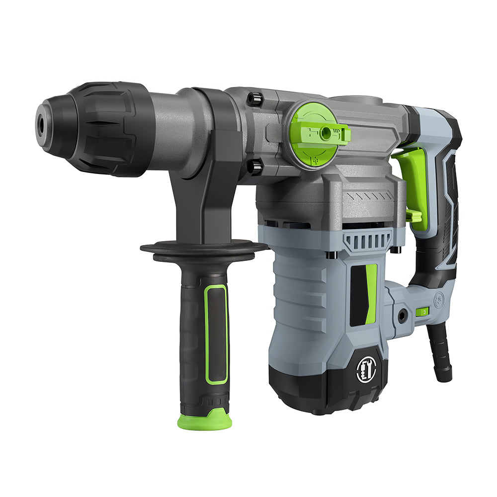 1-1/4" SDS-Plus Rotary Hammer Drill, 7.5AMP Corded, 4 Modes, 5 Bits Included