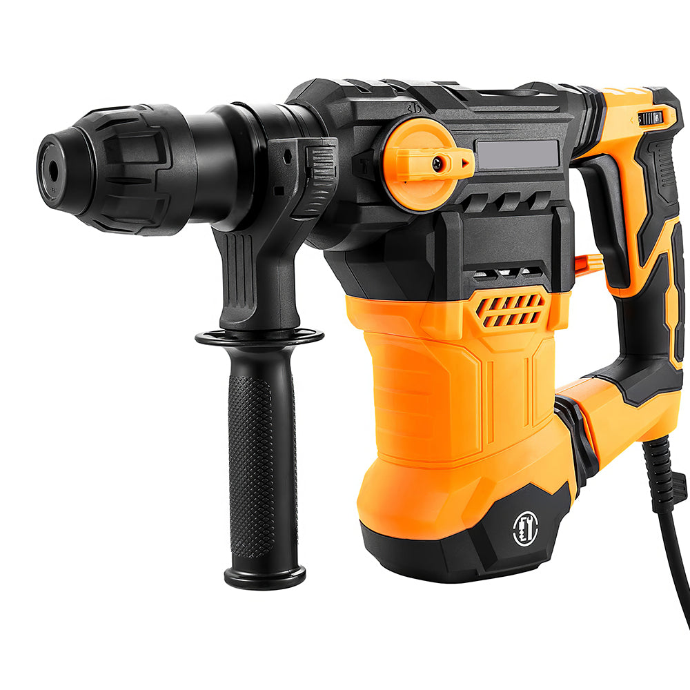 8 Amp Corded SDS-Plus Rotary Hammer Drill, 4 Modes, 800W, Heavy Duty