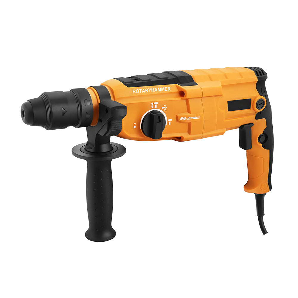 9.2A Electric Hammer Drill with 5/8" Chuck, Spade & Side Handles