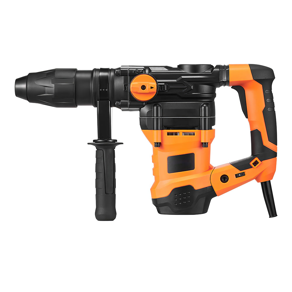 8 Amp Corded SDS-Plus Rotary Hammer Drill, 4 Modes, 800W, Heavy Duty