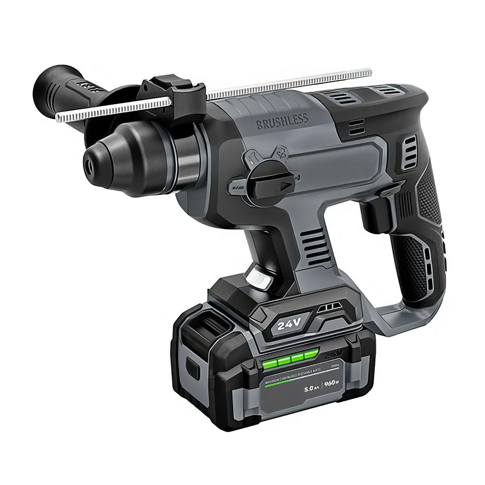 24V Brushless SDS-Plus Rotary Hammer, 1" Heavy-Duty, Tool Only