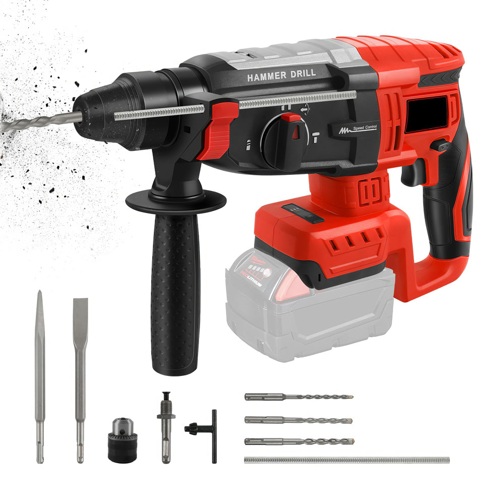 20V Brushless SDS-Plus Rotary Hammer, 2.6J Impact, 4-Mode, Tool Only