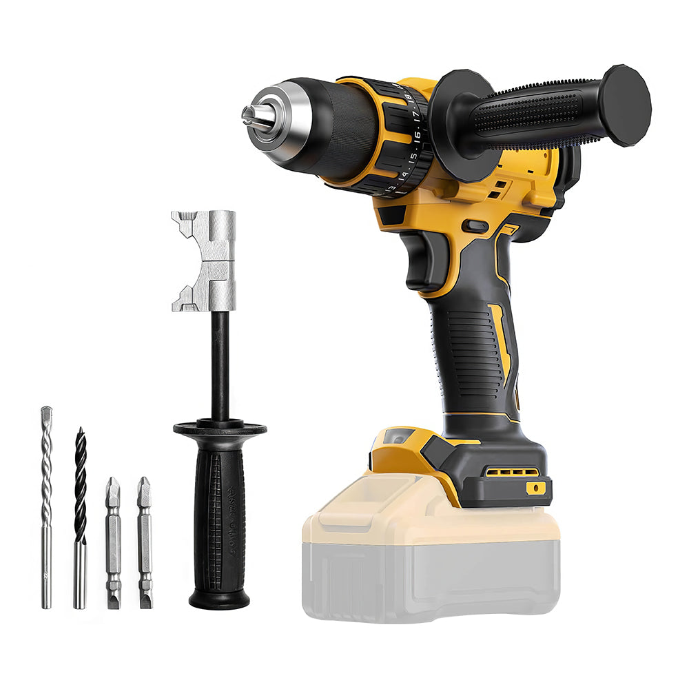 20V Brushless Cordless Hammer Drill, 1/2" Chuck, Compatible w/ Dewalt