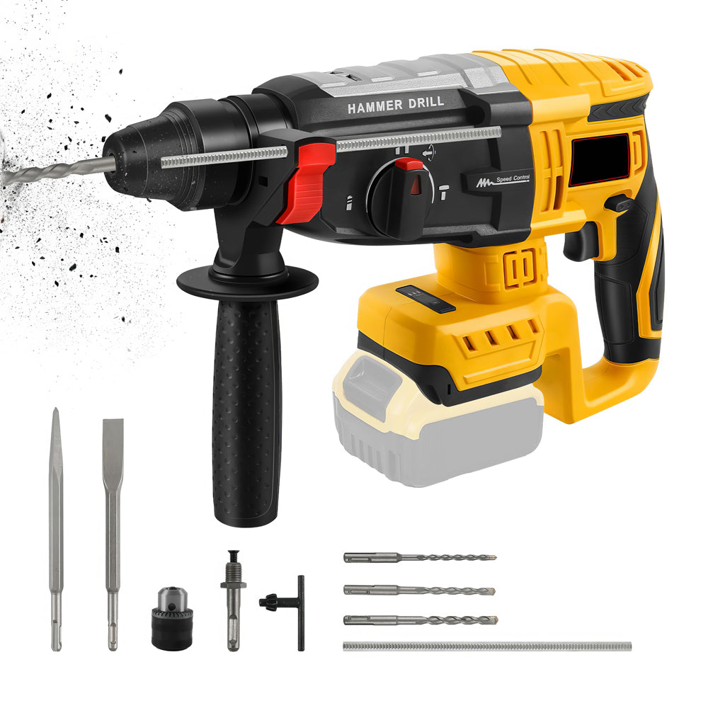 20V Brushless SDS-Plus Rotary Hammer, 2.6J Impact, 4-Mode, Tool Only