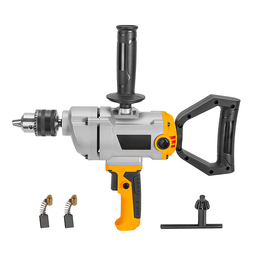 9.2A Electric Hammer Drill with 5/8" Chuck, Spade & Side Handles