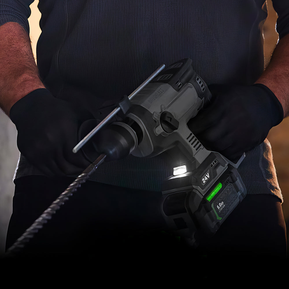 24V Brushless SDS-Plus Rotary Hammer, 1" Heavy-Duty, Tool Only