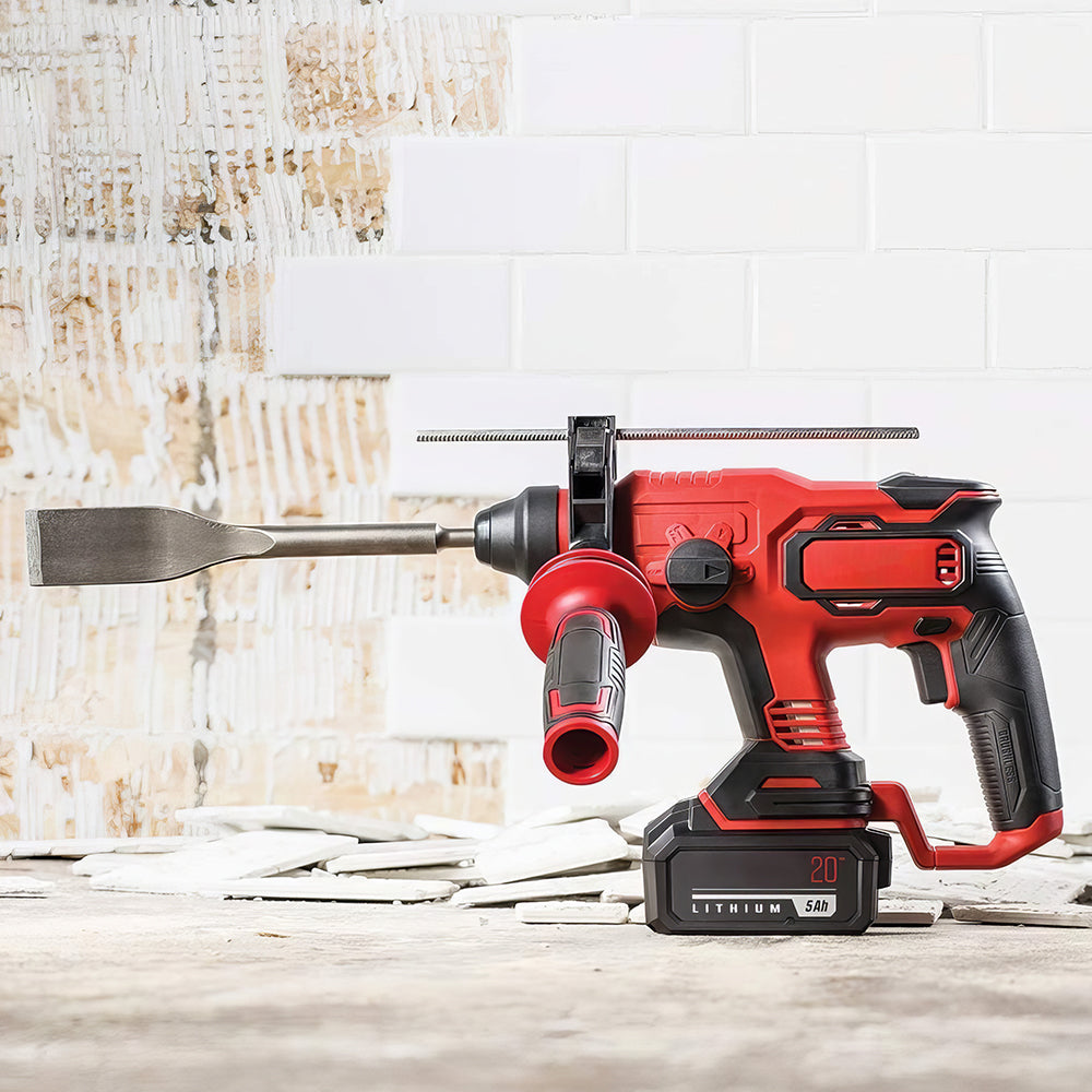 20V Brushless 7/8" Rotary Hammer Kit with 5.0Ah Battery & Charger